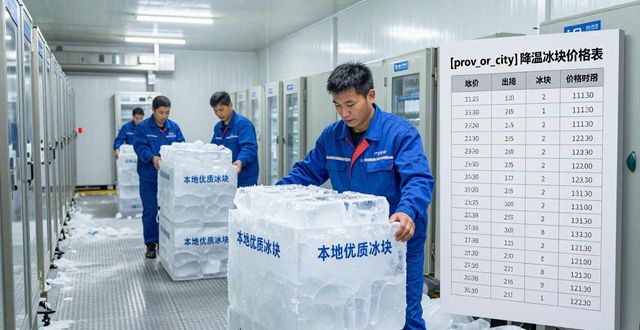 温江区降温冰块多少钱一吨？本地制冰厂报价来了